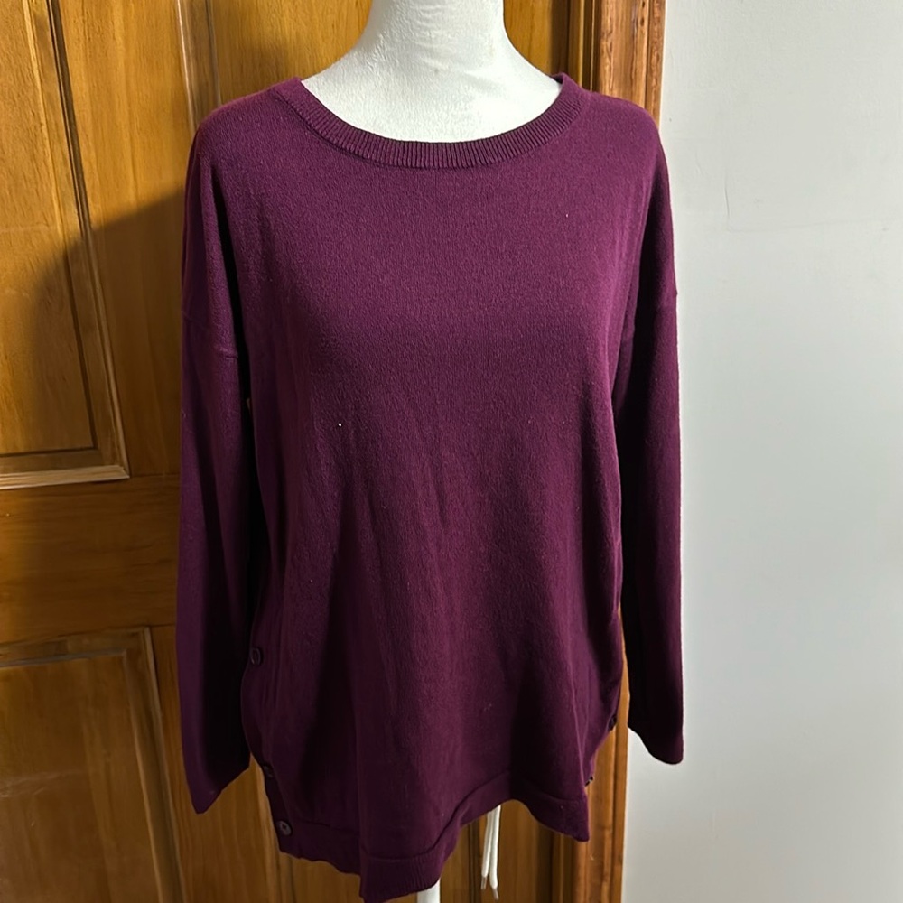 Purple talbot sweater